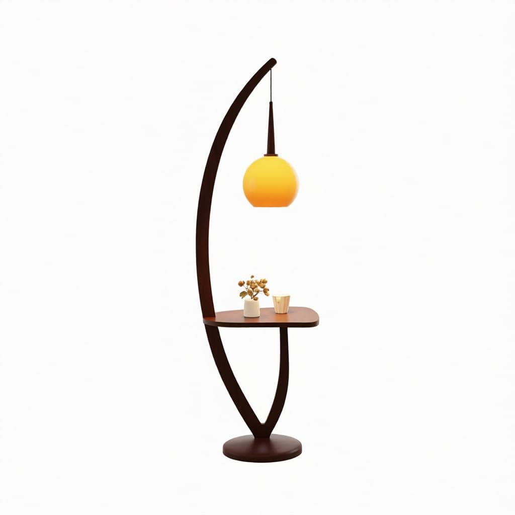 Zoravyn Eins | Integrated Shelf Floor Lamp - Detail View #7 | HomeCartel