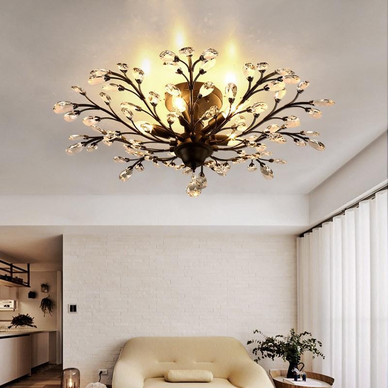 Melynara | Semi Flush Mounted Light - Detail View #4 | HomeCartel