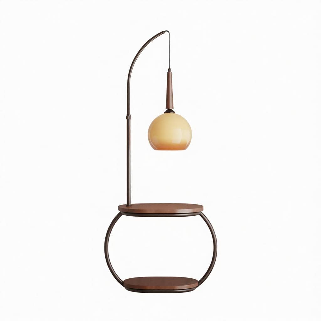 Palthra | Integrated Shelf Floor Lamp - Detail View #6 | HomeCartel