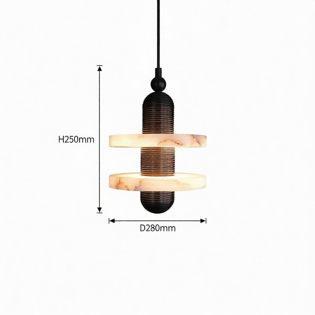 Faelmirith | Alabaster Pendant Light - Detail View #4 | HomeCartel