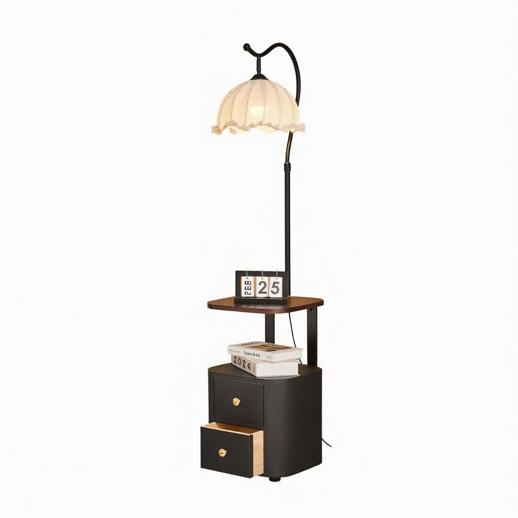 Glanora | Integrated Shelf Floor Lamp - Detail View #5 | HomeCartel