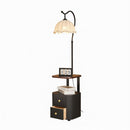 Glanora | Integrated Shelf Floor Lamp