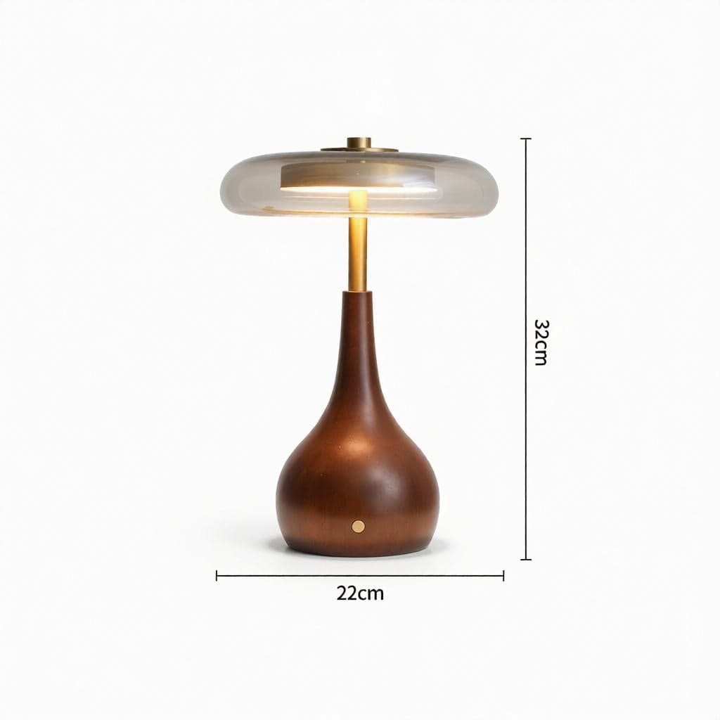 Valmoriel B | Wood Table Lamp - Detail View #3 | HomeCartel