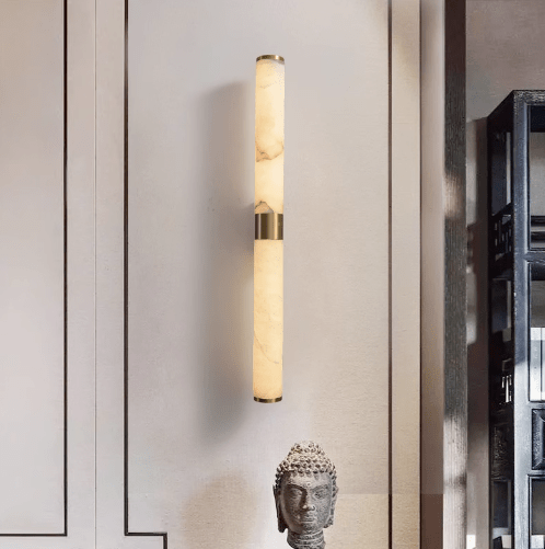 Aurea | Alabaster Wall Light - Detail View #2 | HomeCartel