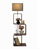 Mirethra | Integrated Shelf Floor Lamp