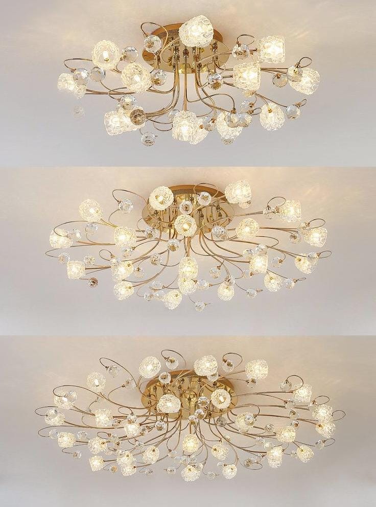 Corvena | Semi Flush Mounted Light - Detail View #4 | HomeCartel