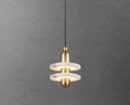 Avorelle | Alabaster Pendant Light - Detail View #3 | HomeCartel