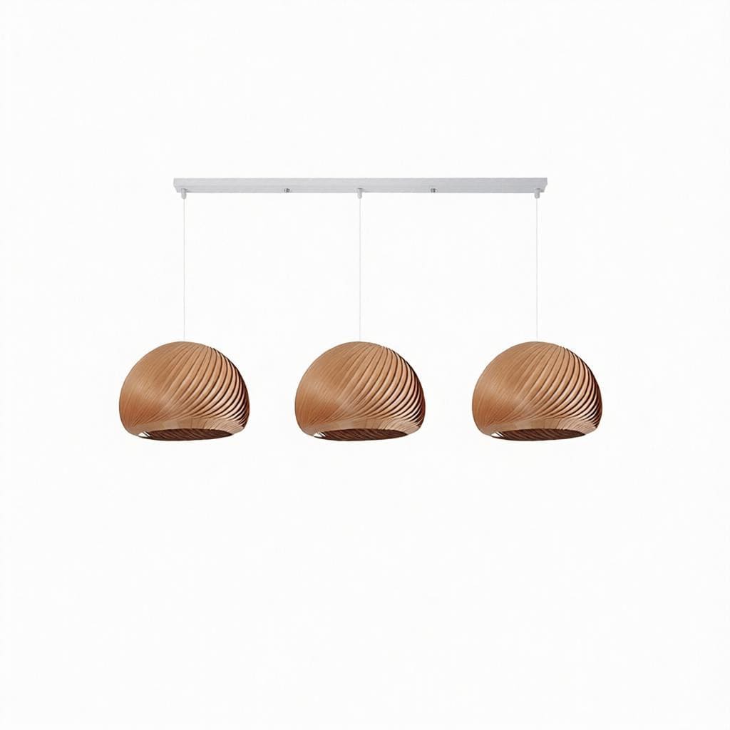 Lunieth B | Wood Pendant Light - Detail View #3 | HomeCartel