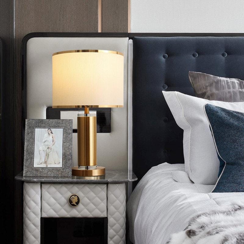 Schremer | Shaded Table Lamp - Detail View #5 | HomeCartel