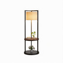 Halinora Une | Integrated Shelf Floor Lamp