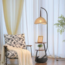 Soralith | Integrated Shelf Floor Lamp