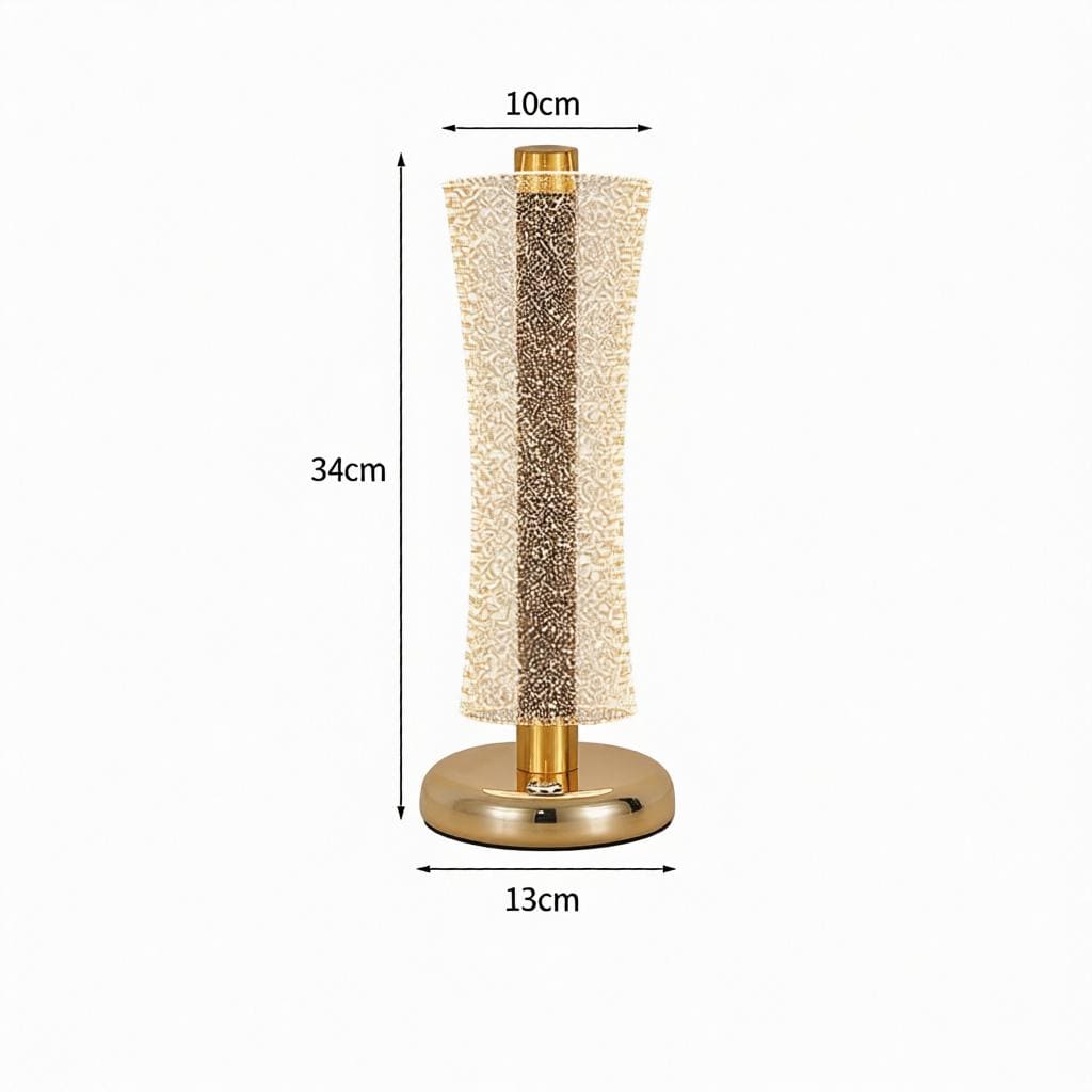 Durnelis Deux I Crystal Table Lamp - Detail View #6 | HomeCartel