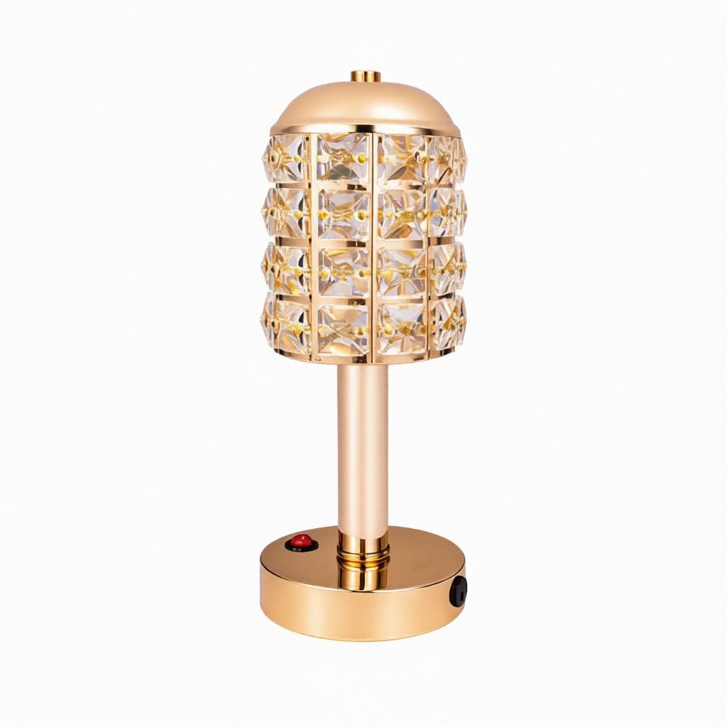 Sylmorin | Crystal Table Lamp - Detail View #4 | HomeCartel