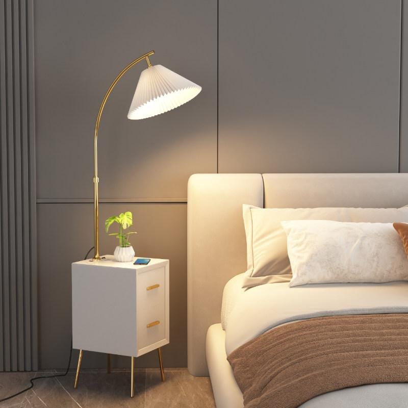 Brellitha | Integrated Shelf Floor Lamp - Detail View #2 | HomeCartel