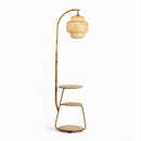 Velmirae Une | Integrated Shelf Floor Lamp