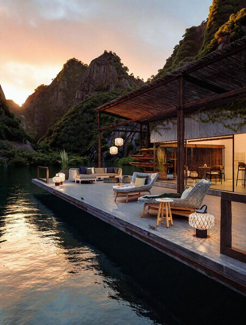 Morlenith Deux | Outdoor Pendant Light