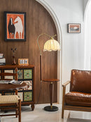 Virellune A | Integrated Shelf Floor Lamp