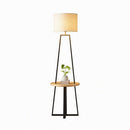 Ziretha | Integrated Shelf Floor Lamp