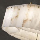 Orranar | Alabaster Semi Flush Mounted Light