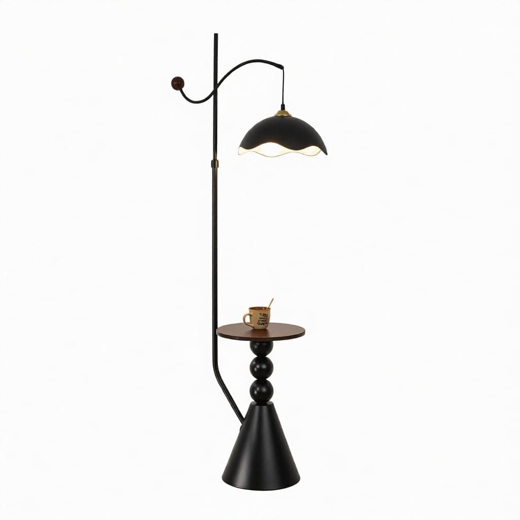 Brezelle A | Integrated Shelf Floor Lamp - Detail View #8 | HomeCartel