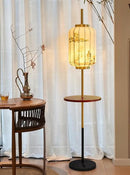 Norelis | Integrated Shelf Floor Lamp