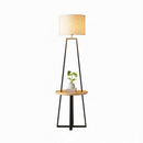 Ziretha | Integrated Shelf Floor Lamp