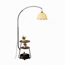 Zaenira | Integrated Shelf Floor Lamp
