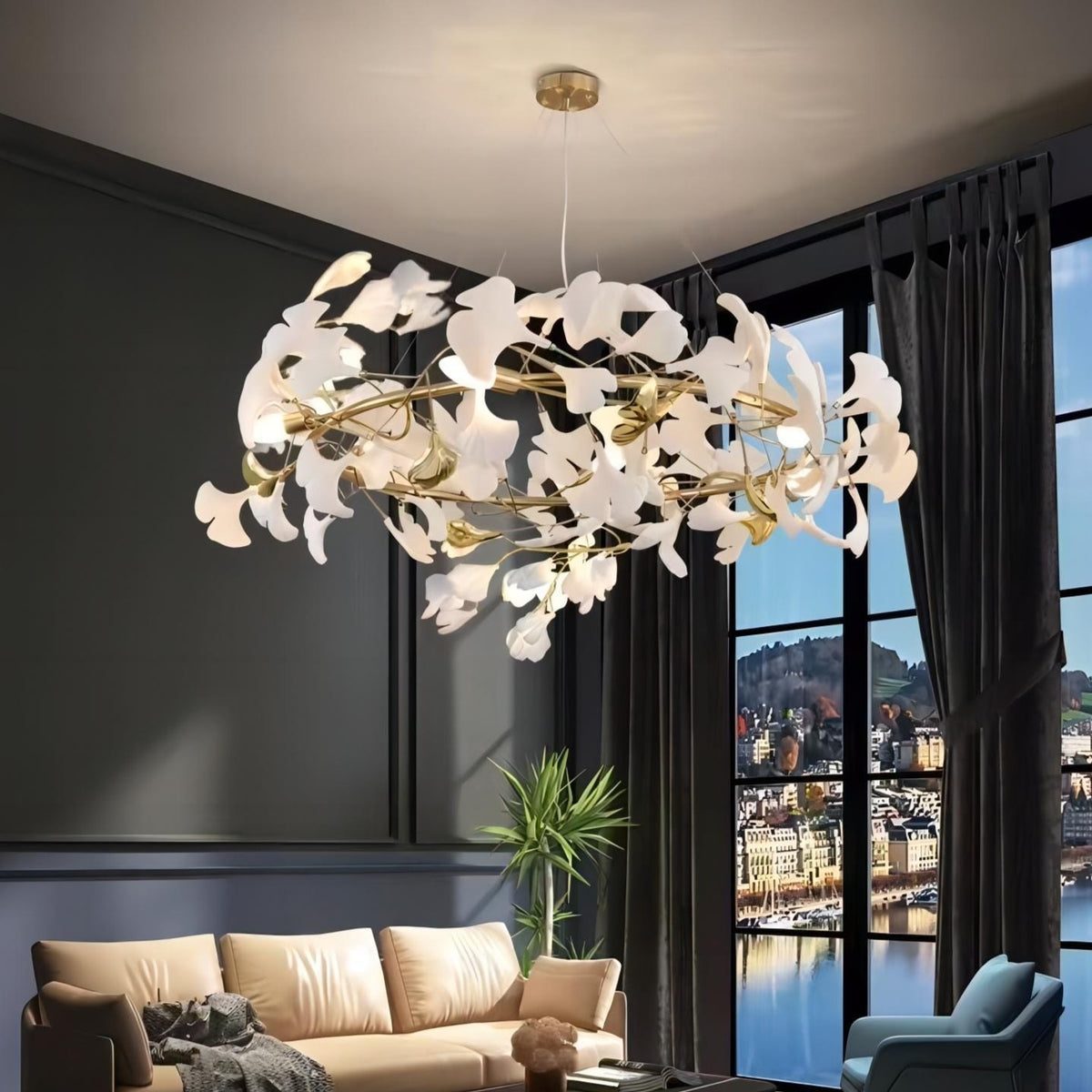 Svana Nouvelle  Rund | Modern Chandelier - Home Cartel ®