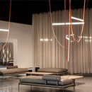 Hermes | Leather Belted LED Pendant Light