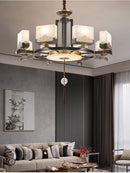 Torzora Une | Alabaster Chandelier