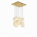 Dorvalyn B | Alabaster Cluster Chandelier
