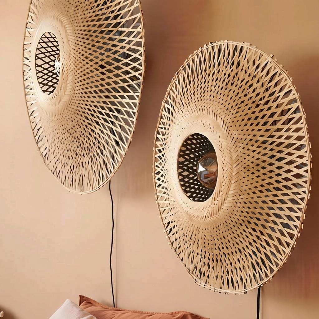 Gillivary | Rattan Wall Light - Detail View #6 | HomeCartel