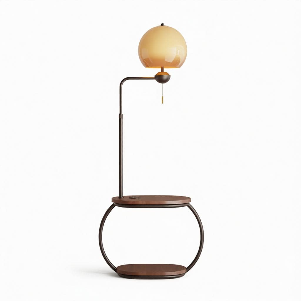 Palthas | Integrated Shelf Floor Lamp - Detail View #9 | HomeCartel