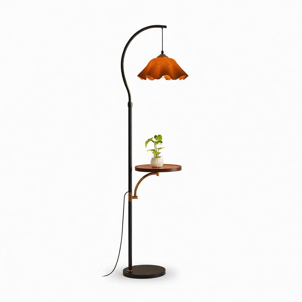 Gressyn B | Integrated Shelf Floor Lamp - Modern Floor Lamp | HomeCartel Philippines