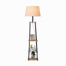 Mavarae | Integrated Shelf Floor Lamp