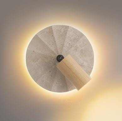 Arlinne Une | Travertine Wall Light - Home Cartel ®