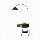 Drevalyn | Integrated Shelf Floor Lamp