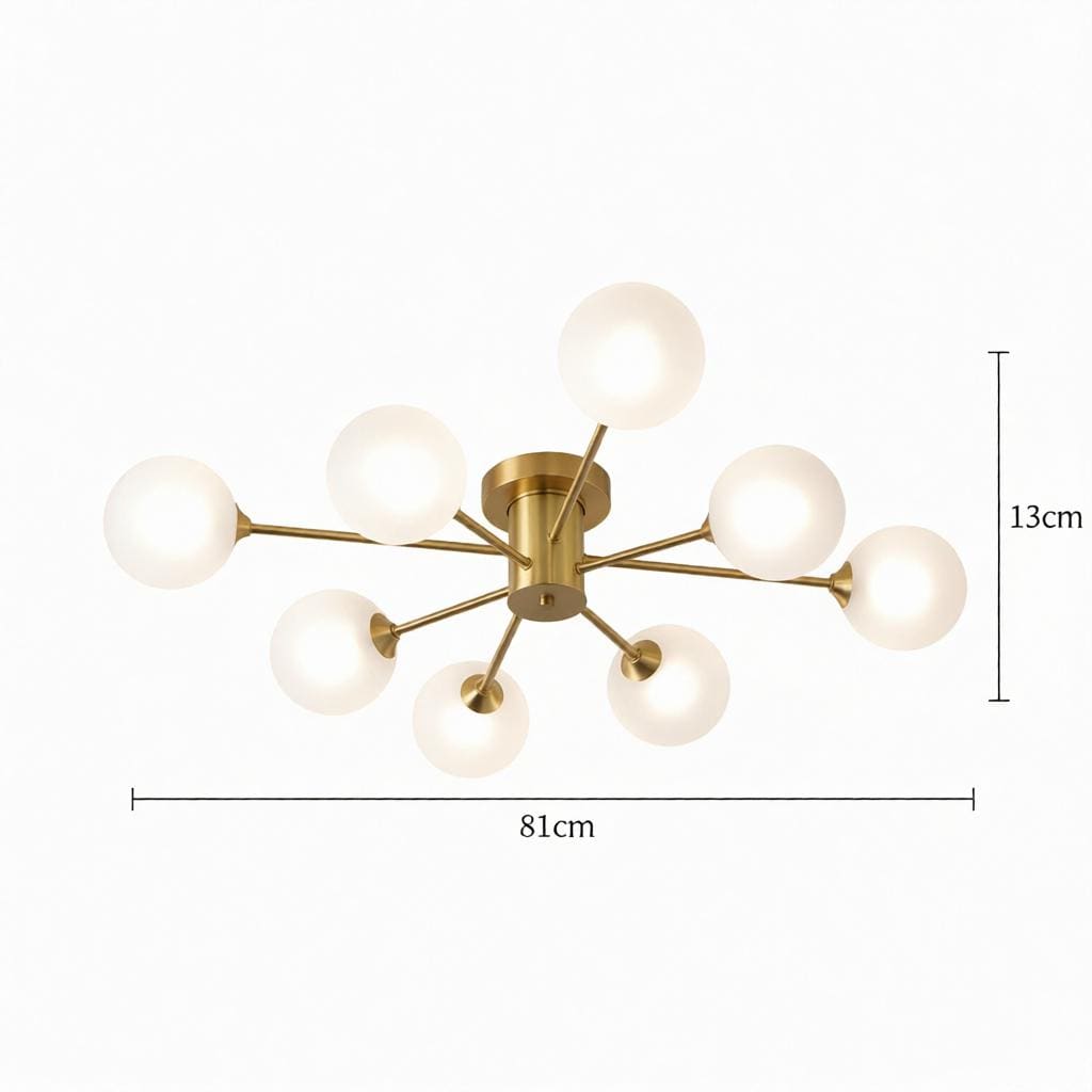 Teyrani | Semi Flush Mounted Light