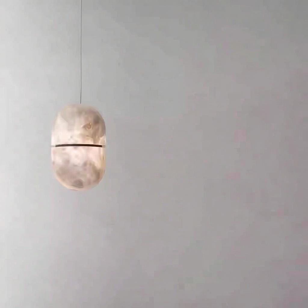 Eltheressa | Alabaster Pendant Light - Detail View #2 | HomeCartel