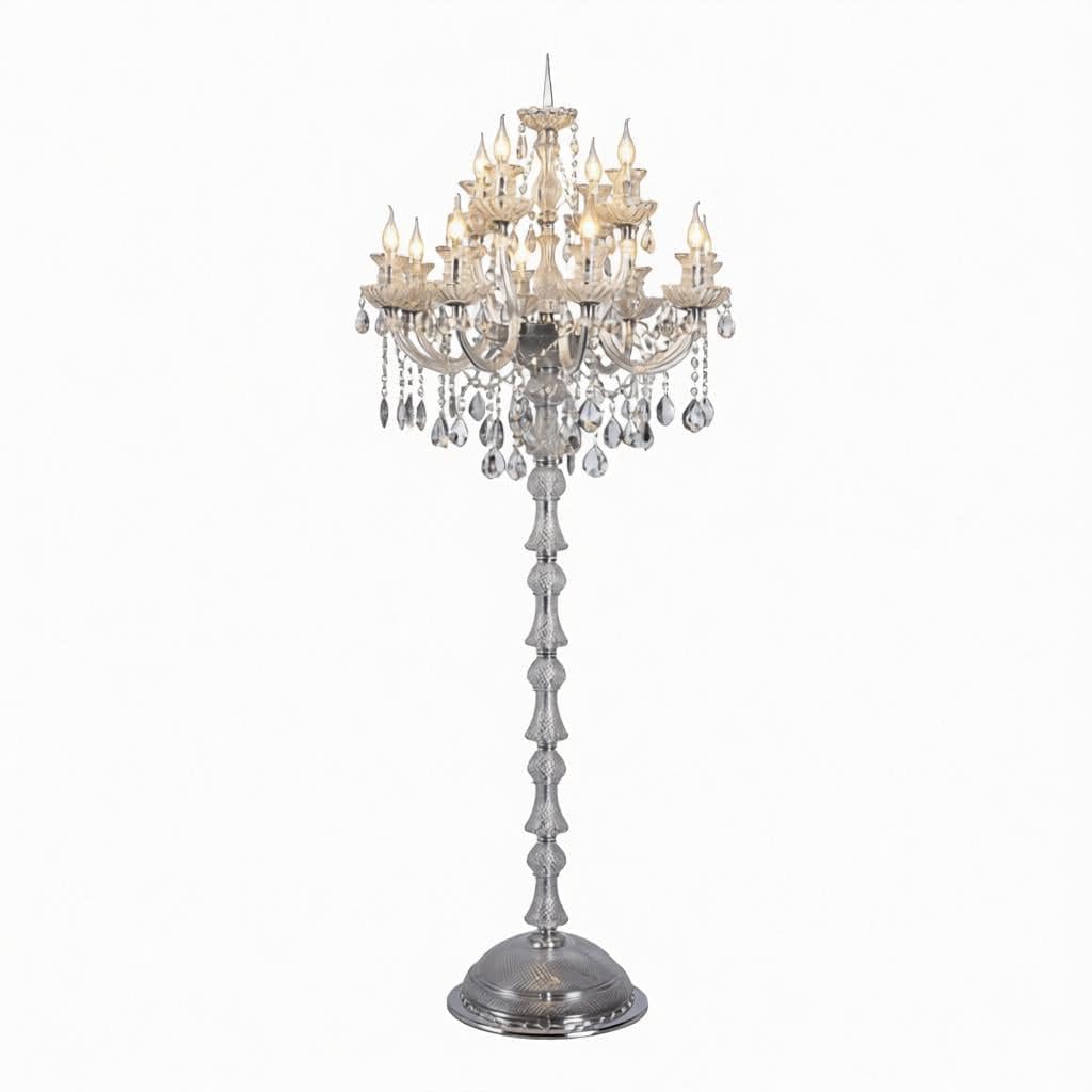 Daryntha I Crystal Floor Lamp - Detail View #8 | HomeCartel
