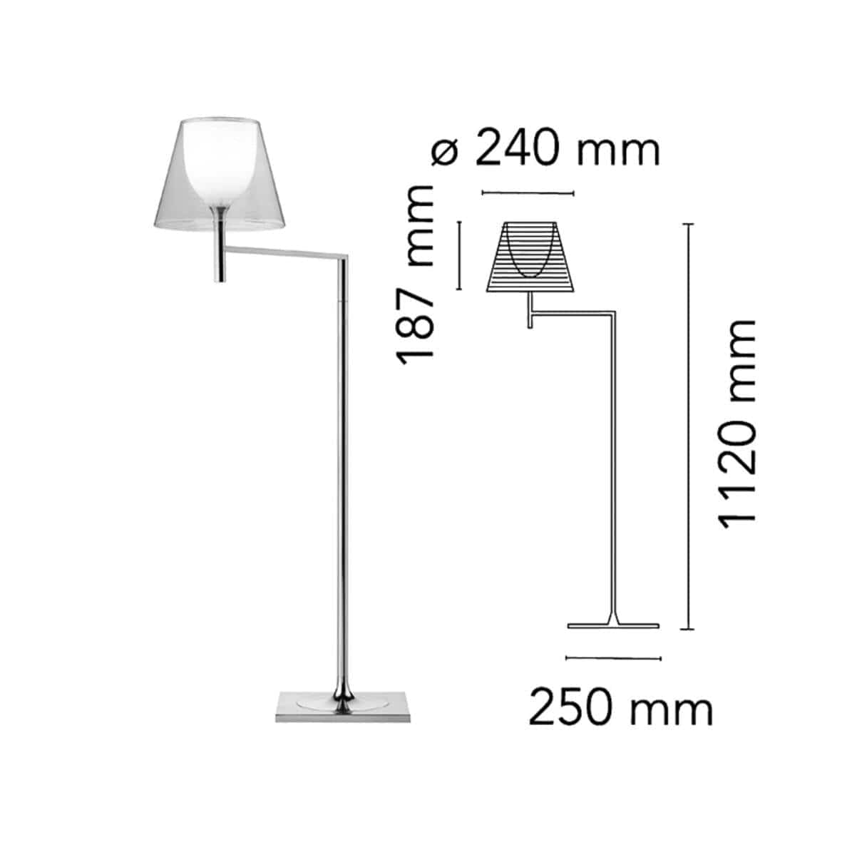 Belvento | Floor Lamp Swing Arm - Detail View #6 | HomeCartel