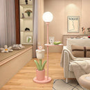 Myralyn Une | Integrated Shelf Floor Lamp