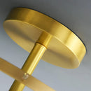 Xenavor E | Alabaster Semi Flush Mounted Light