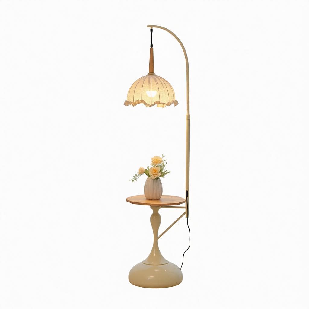 Halvessa | Integrated Shelf Floor Lamp - Detail View #7 | HomeCartel