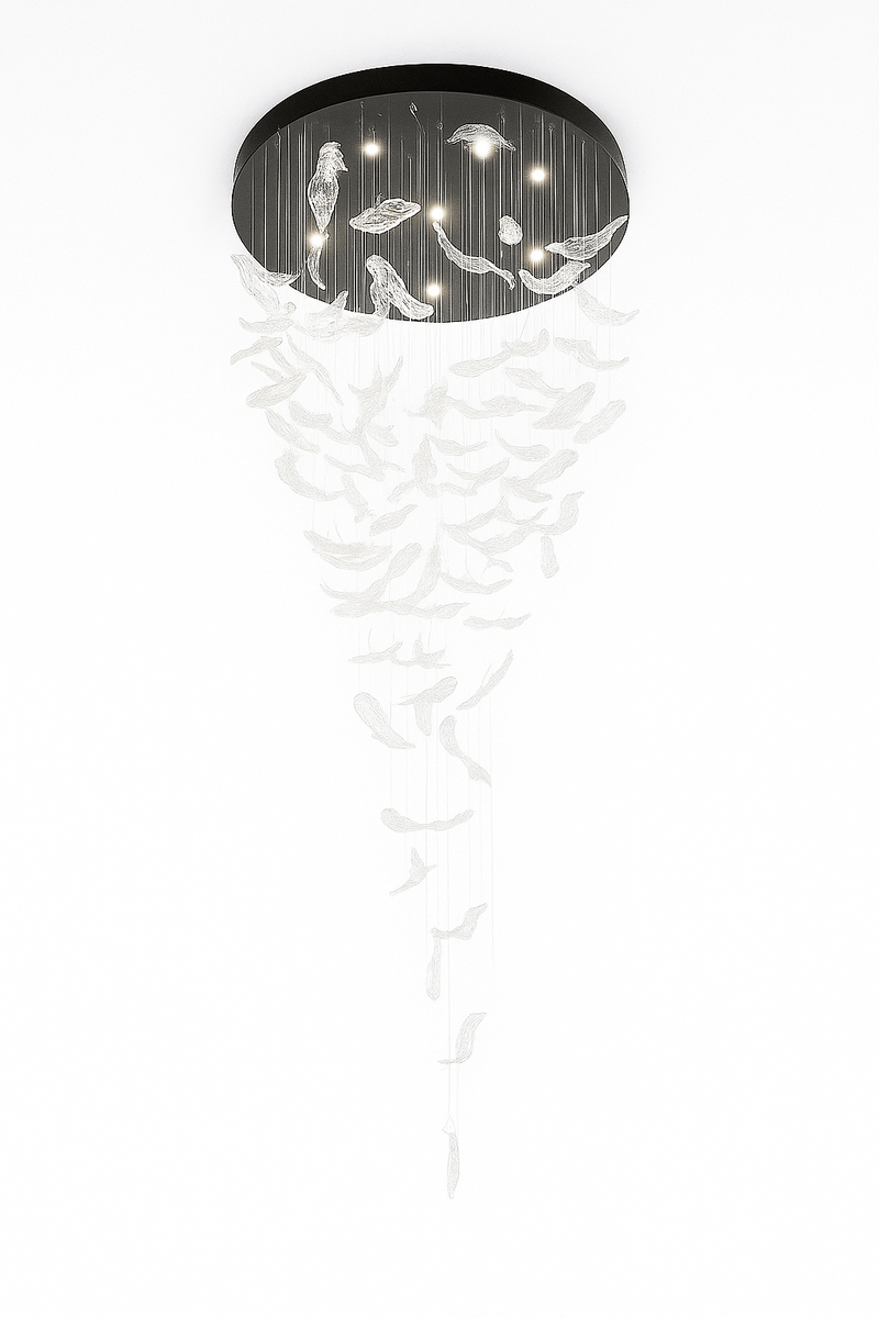 Confidence | Modern LED Cluster Chandelier