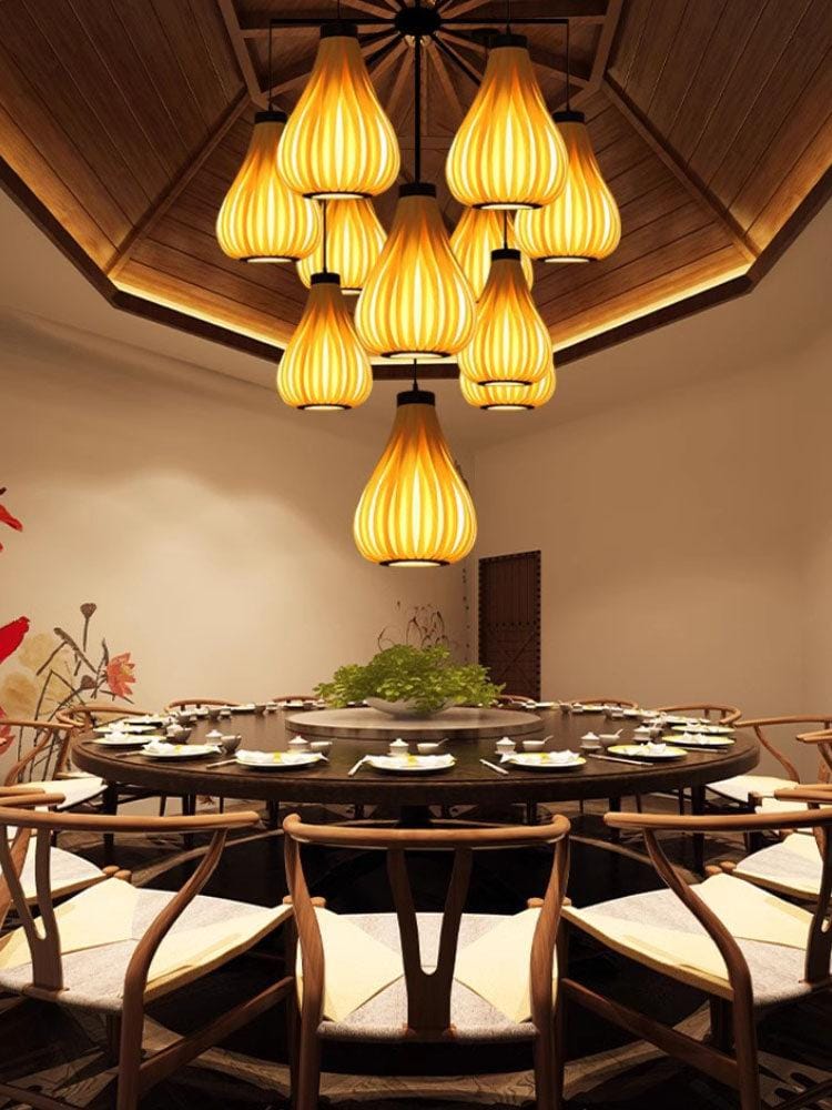 Jaspion D | Wood Cluster Chandelier - Detail View #4 | HomeCartel