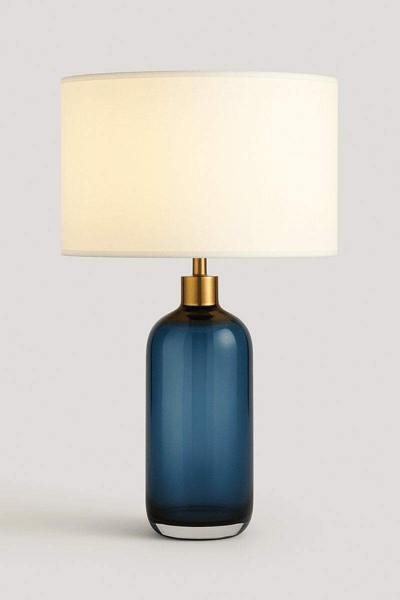 Theodora | Glass Table Lamp with Shade