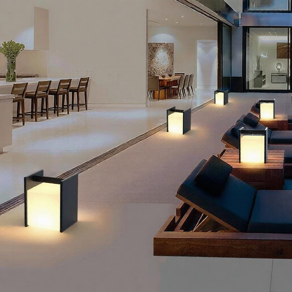 Quarenthis | Outdoor Table Lamp - Detail View #2 | HomeCartel