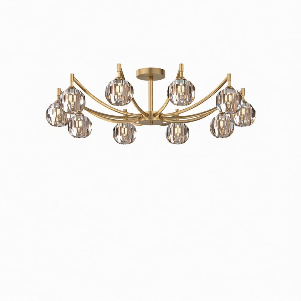 Orriv | Semi Flush Mounted Light - Detail View #3 | HomeCartel