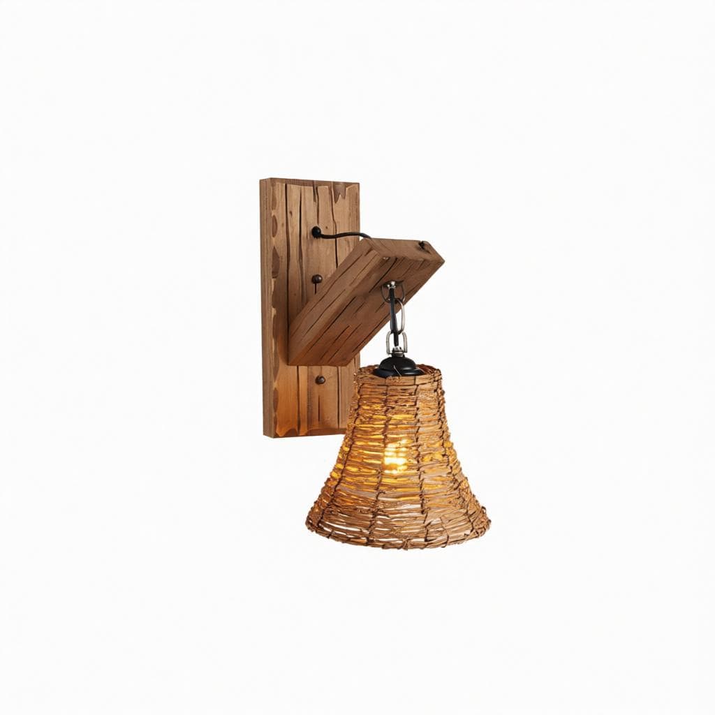 Aeris | Rattan Wall Light - Detail View #3 | HomeCartel
